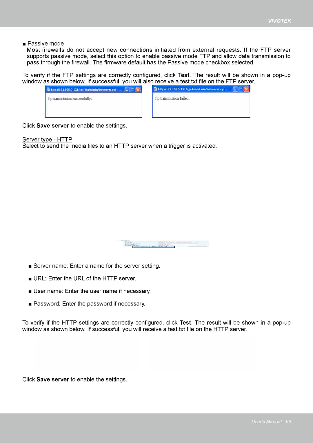 Vivotek 8154V, FD8154 user manual Vivotek 