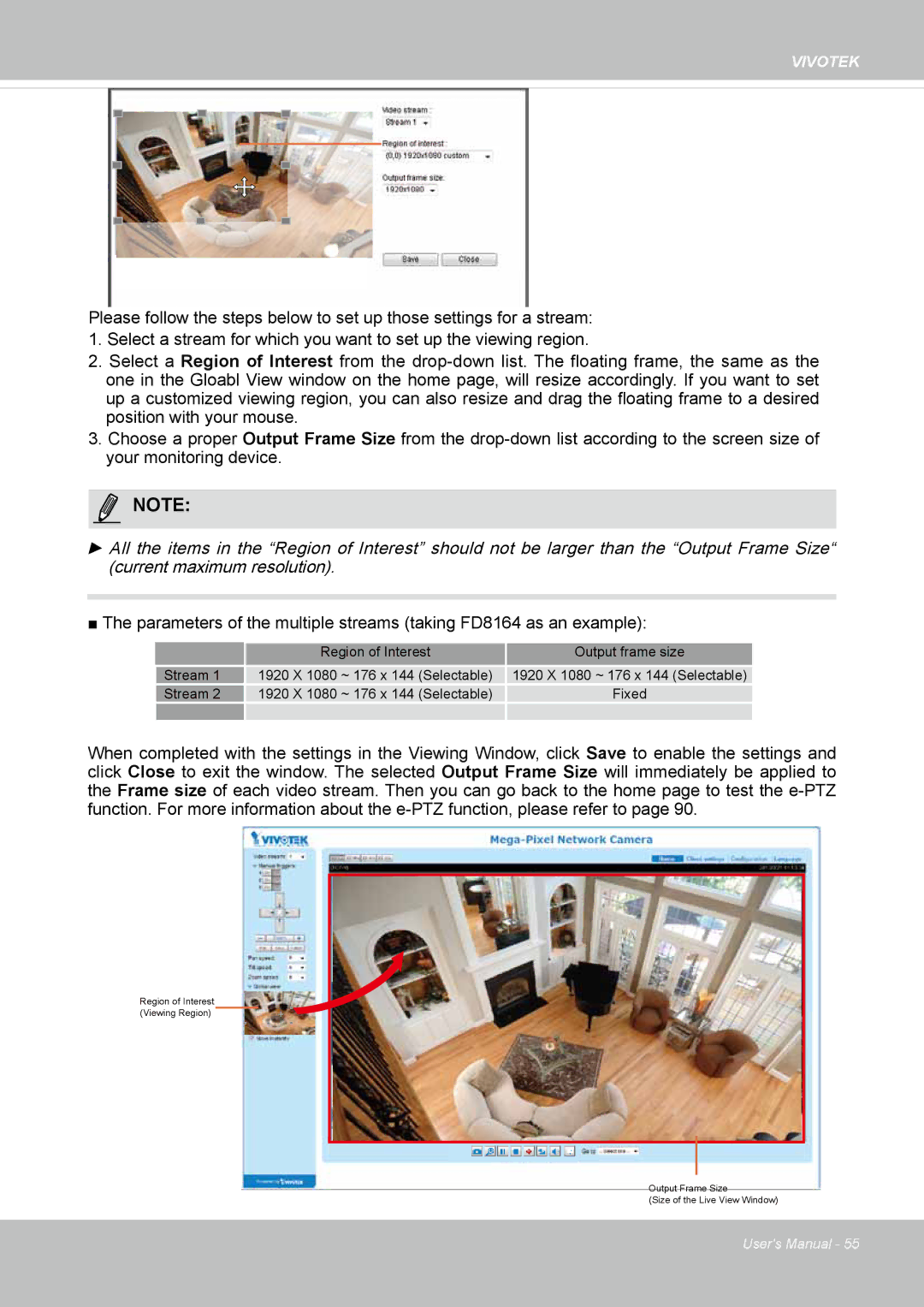 Vivotek FD8164 user manual MediaNOTE Video, X2.1 