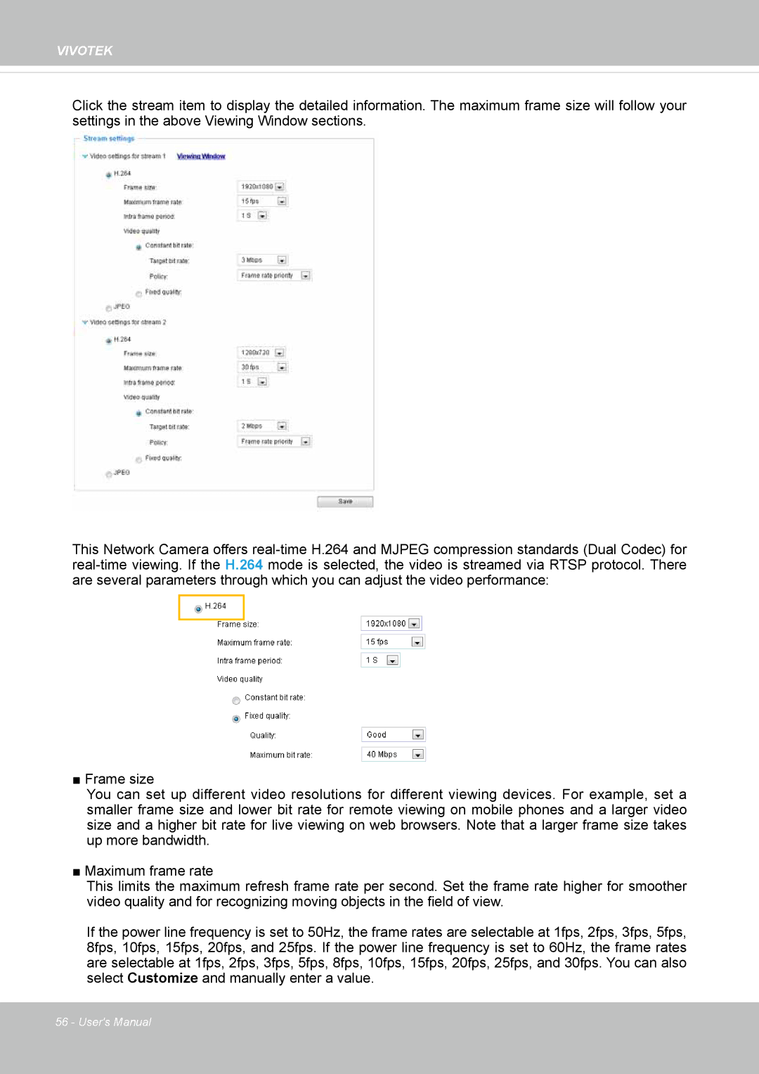 Vivotek FD8164 user manual Vivotek 