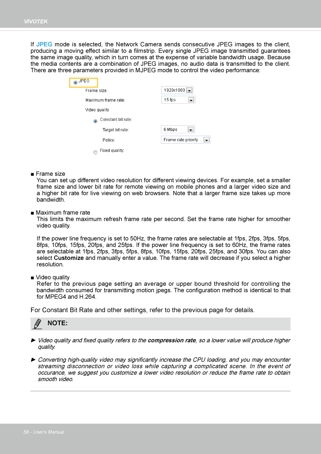 Vivotek FD8164 user manual Vivotek 