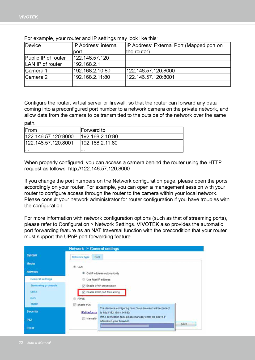 Vivotek FD8167-(T) user manual Vivotek 