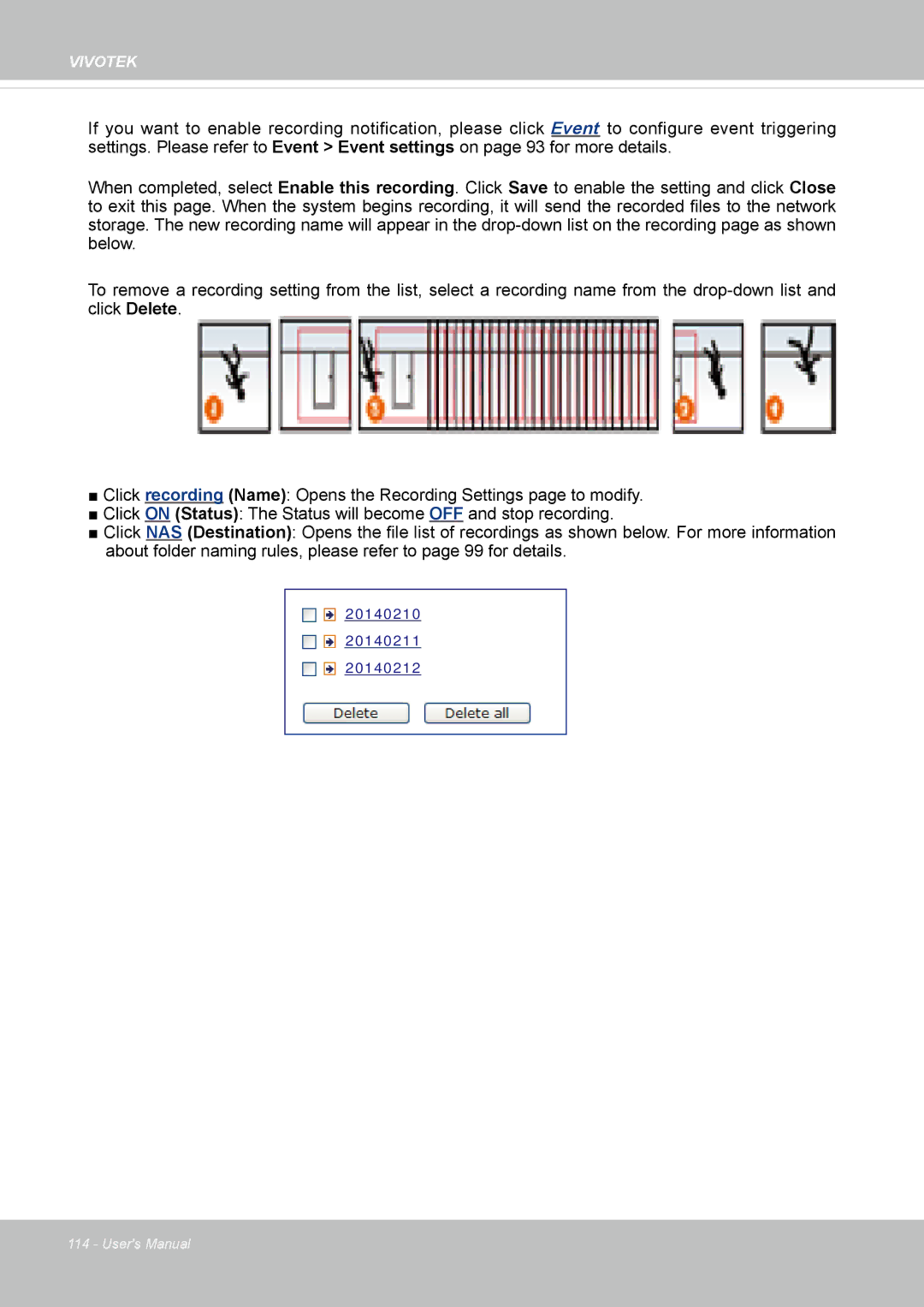 Vivotek FD8169 user manual 20140210 20140211 20140212 