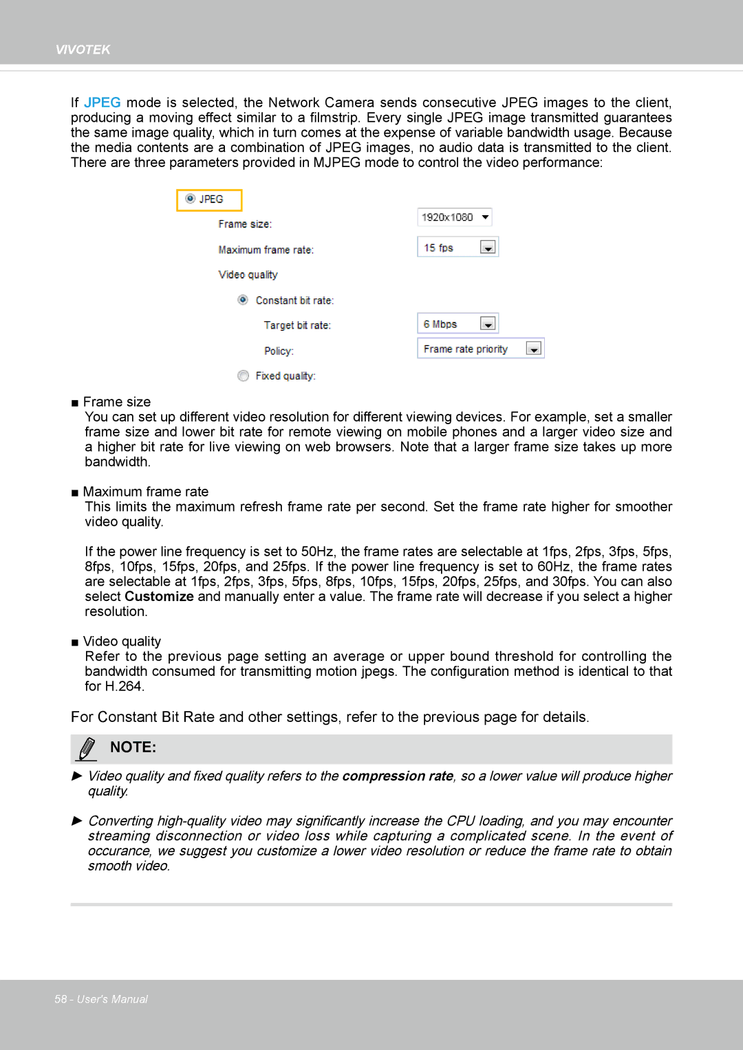 Vivotek FD8169 user manual Vivotek 