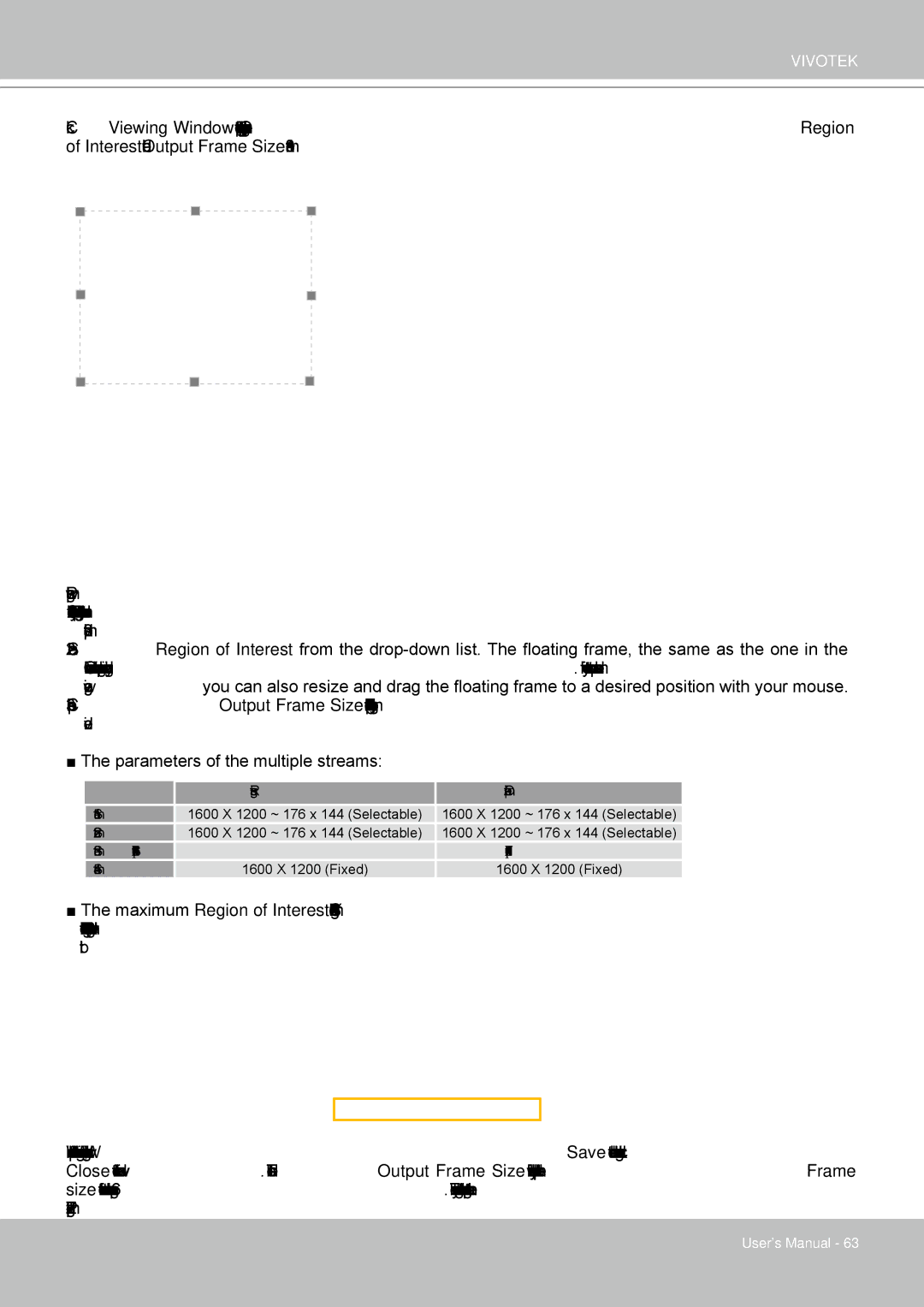 Vivotek FD8361L manual Stream 