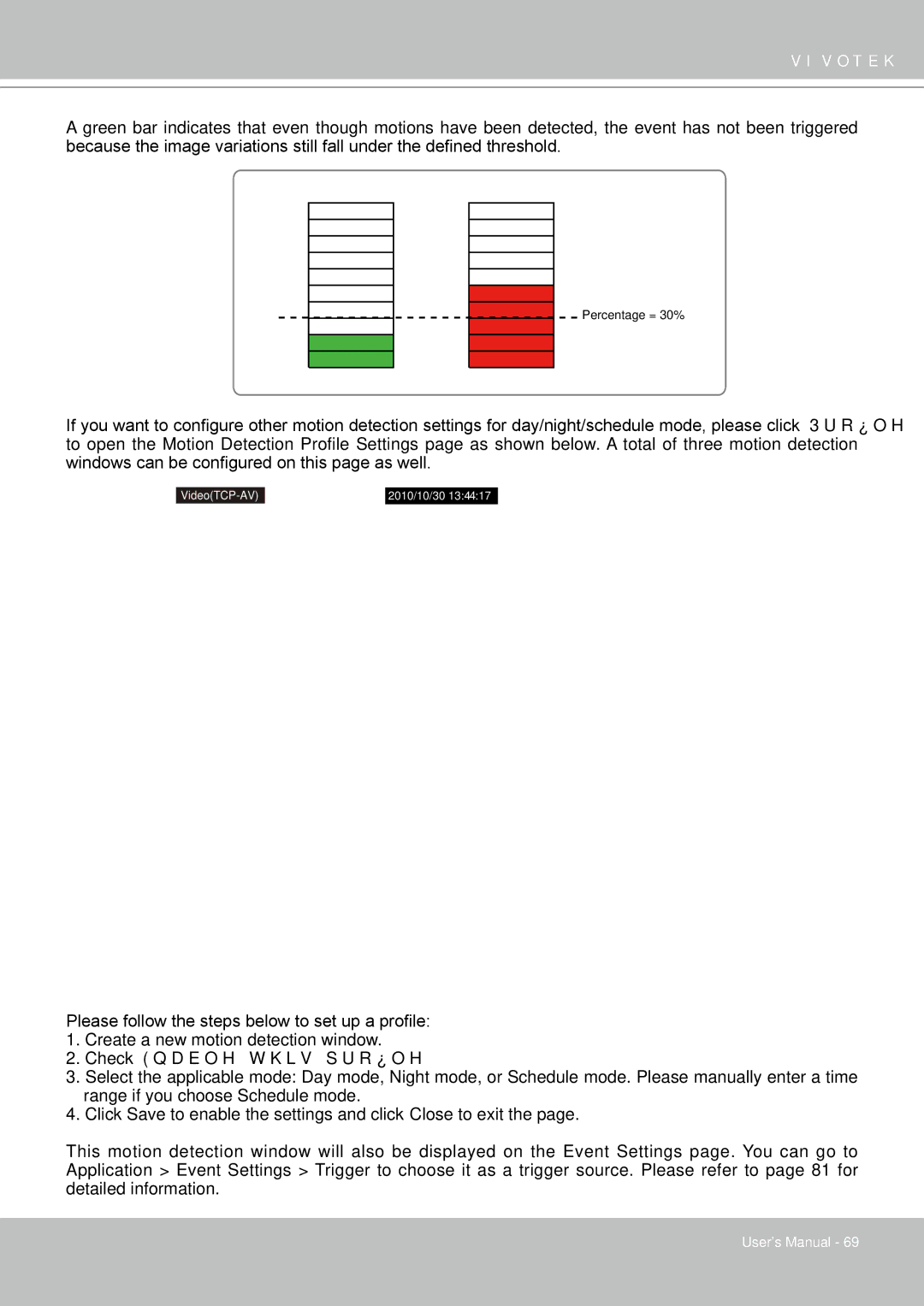 Vivotek FD8361L manual Check Enable this profile 