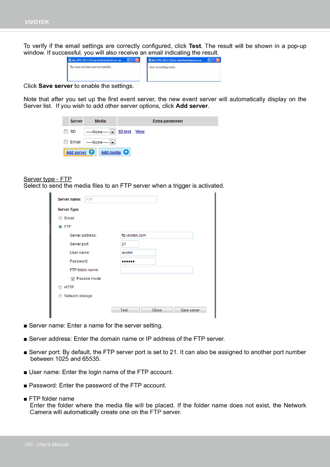 Vivotek fd8363 user manual Vivotek 