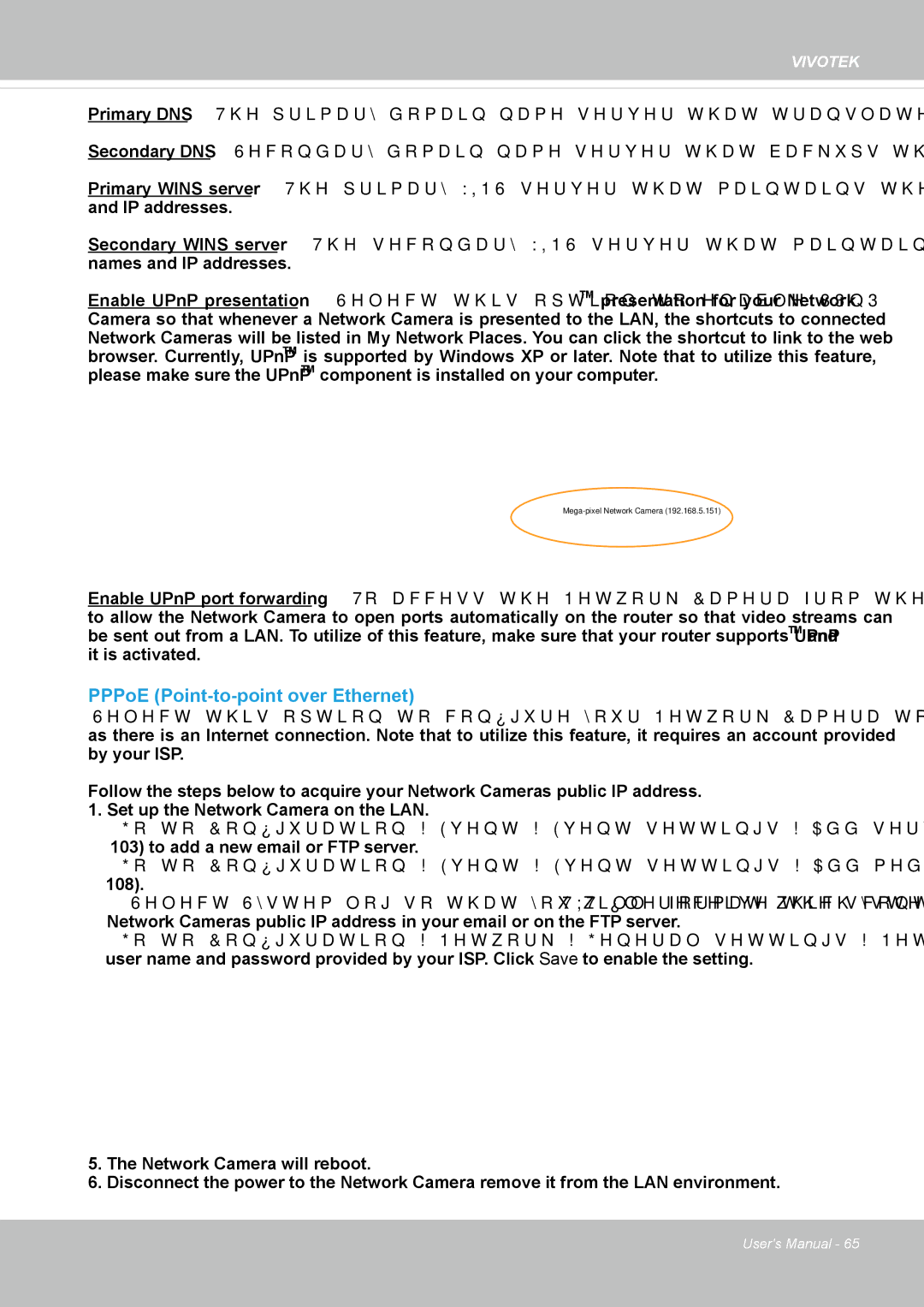 Vivotek FD8365EHV user manual PPPoE Point-to-point over Ethernet 