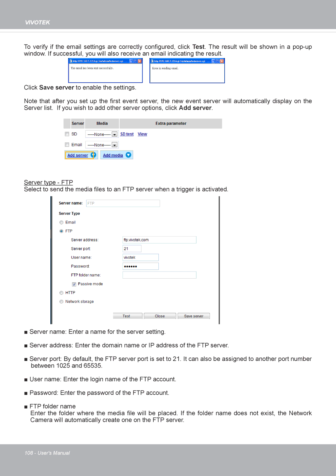 Vivotek FD8371EV user manual Vivotek 