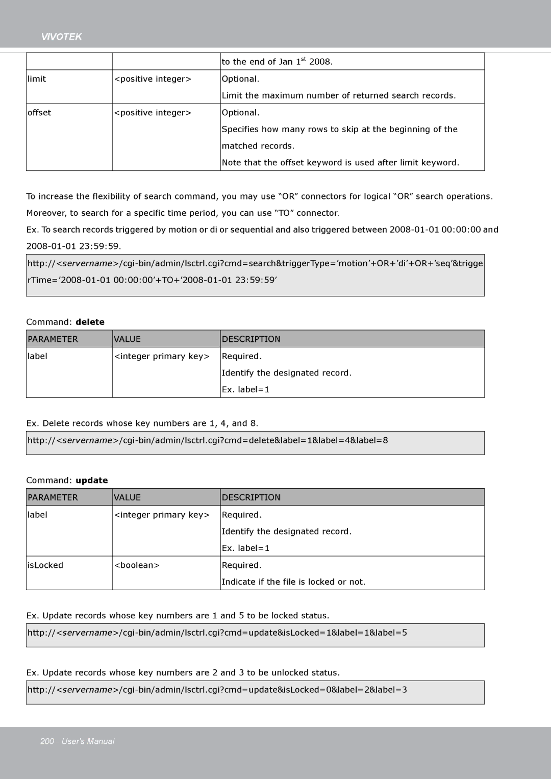 Vivotek FD8371EV user manual To the end of Jan 1st 