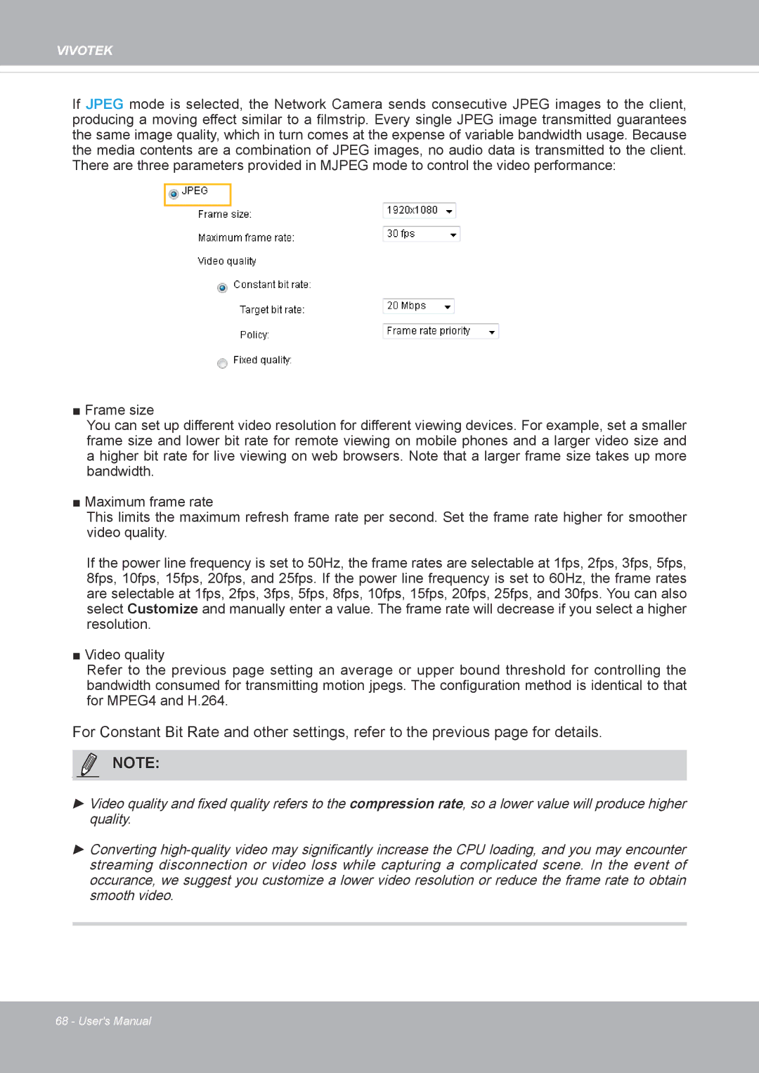 Vivotek FD8371EV user manual Vivotek 