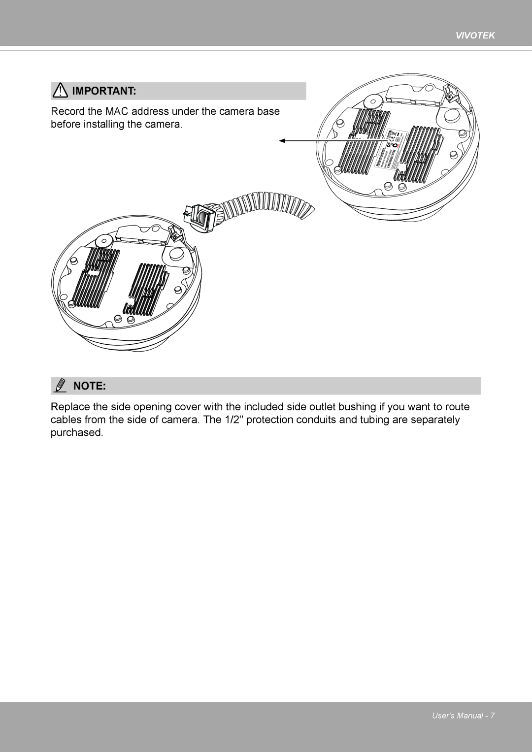 Vivotek FD8371EV user manual Vivotek 