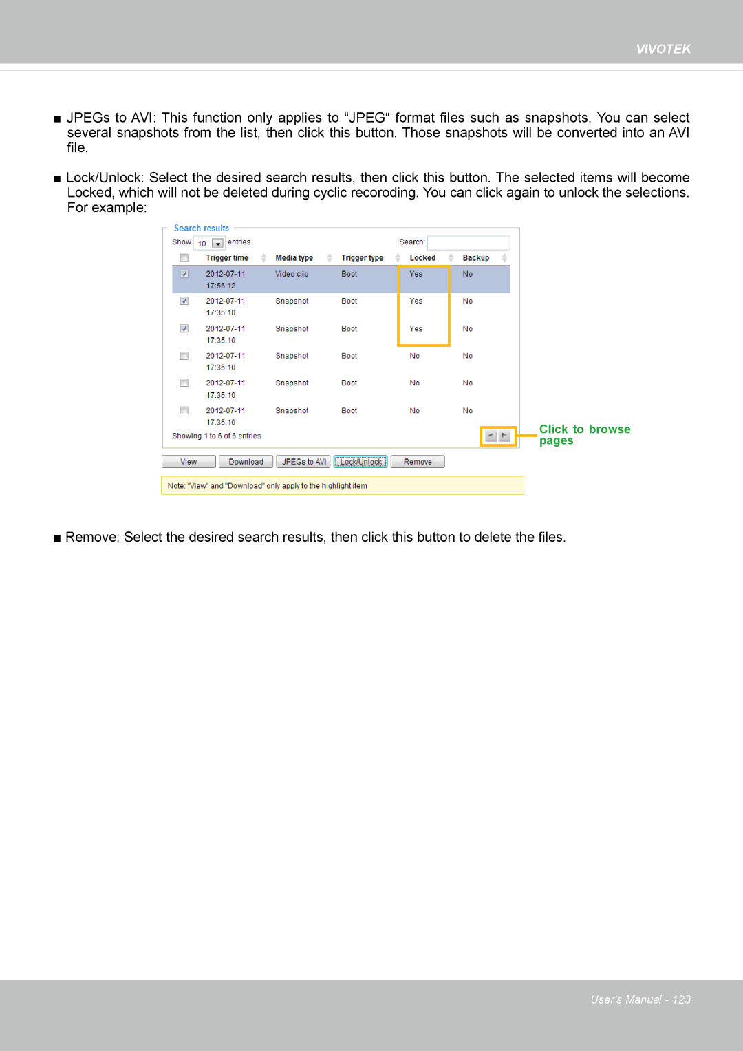 Vivotek FE8173 user manual Click to browse pages 