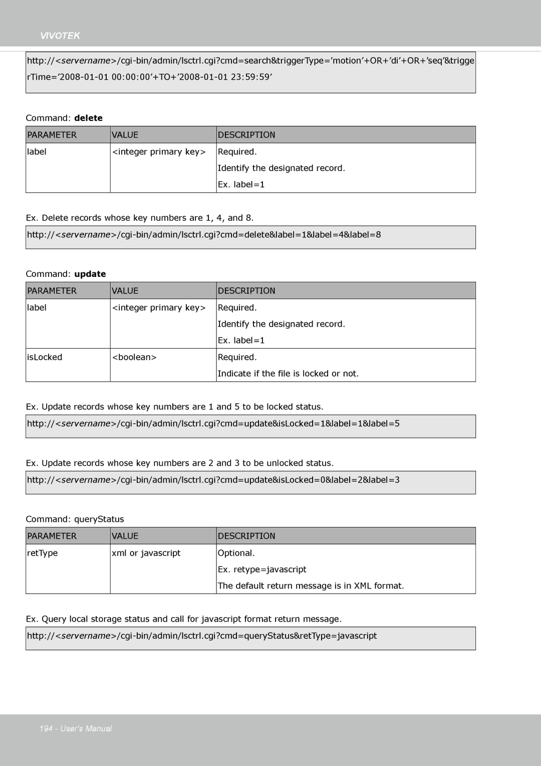 Vivotek FE8173 user manual Vivotek 