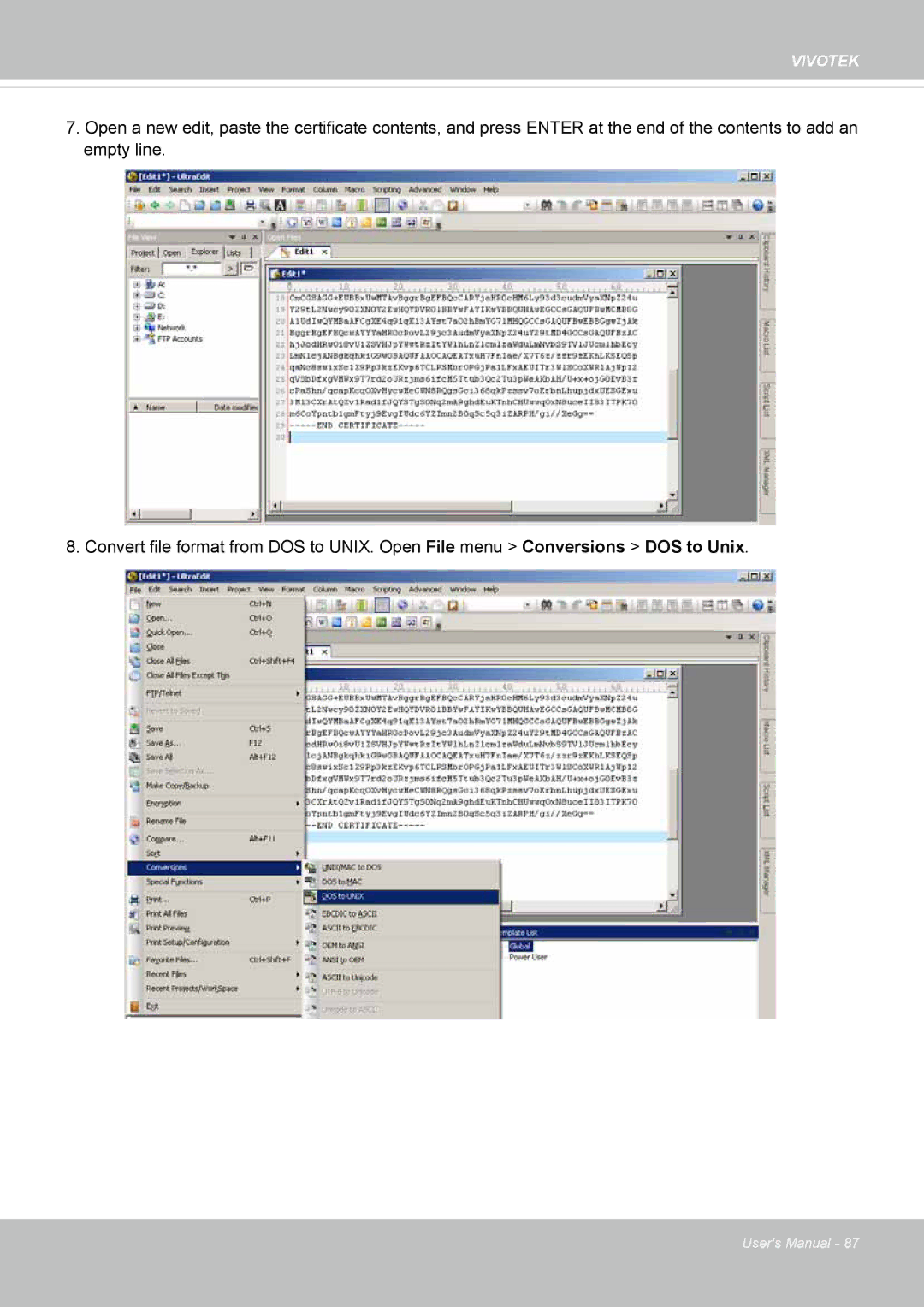 Vivotek FE8173 user manual Vivotek 