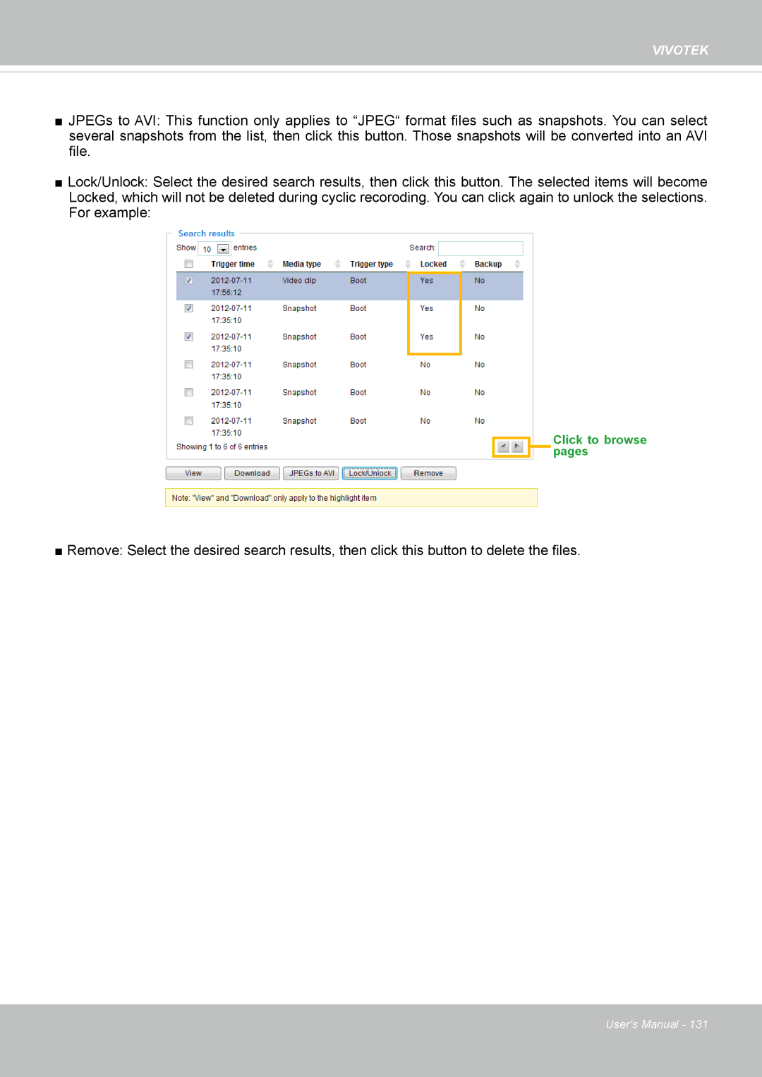 Vivotek FE8174 user manual Click to browse pages 