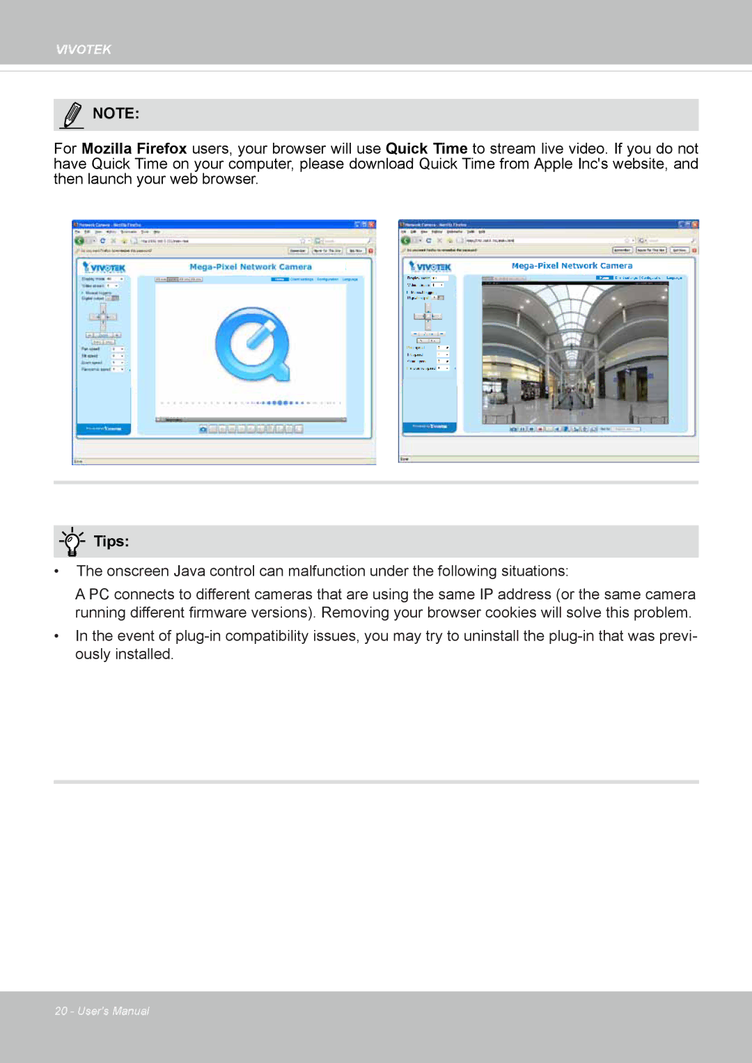 Vivotek FE8174 user manual Tips 