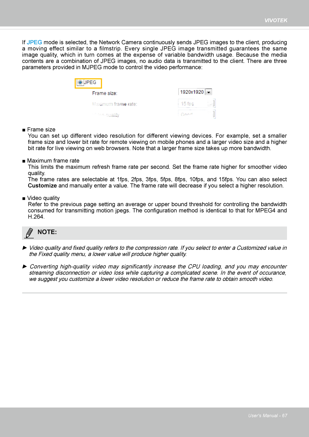 Vivotek FE8174V user manual Vivotek 