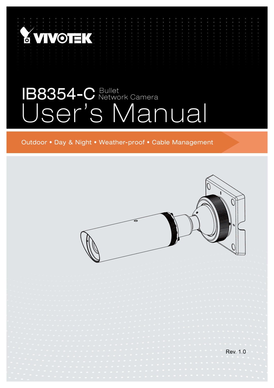 Vivotek IB8354-C user manual User’s Manual 