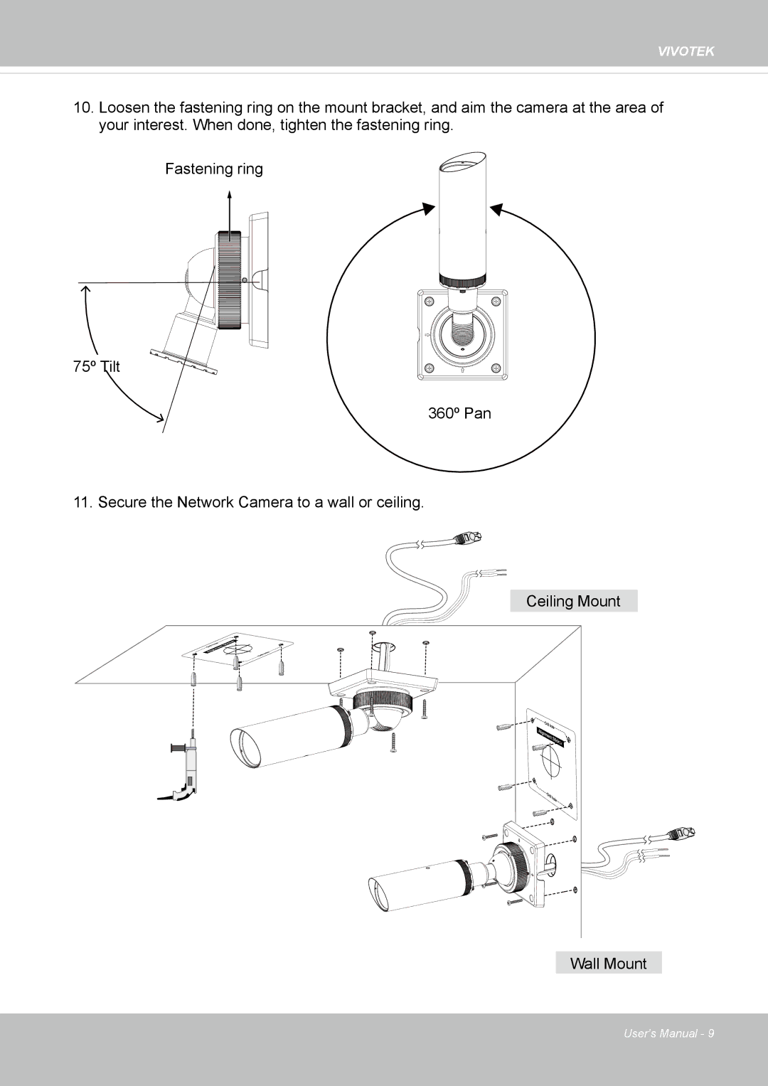 Vivotek IB8354-C user manual Vivotek 