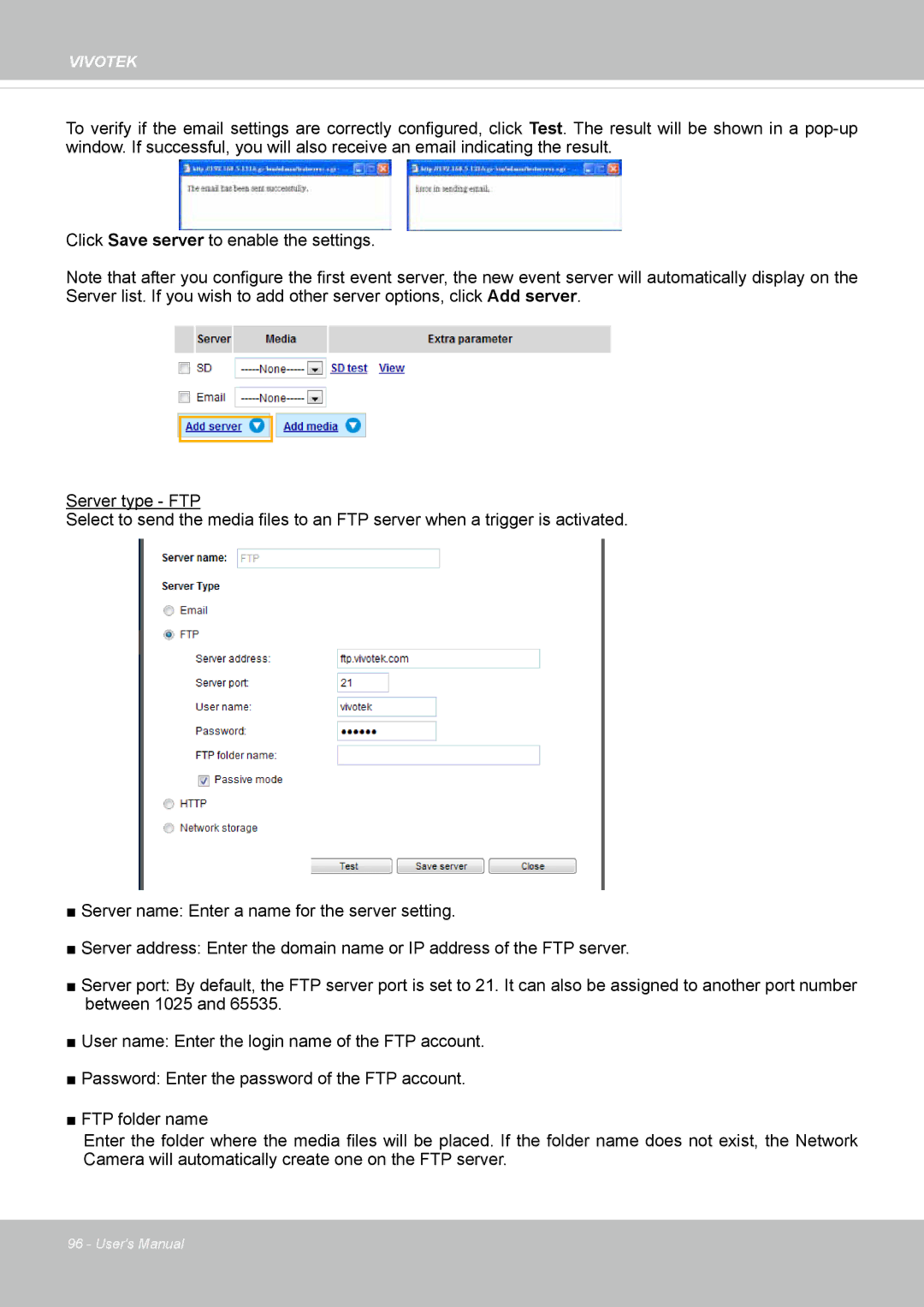 Vivotek IB8354-C user manual Vivotek 