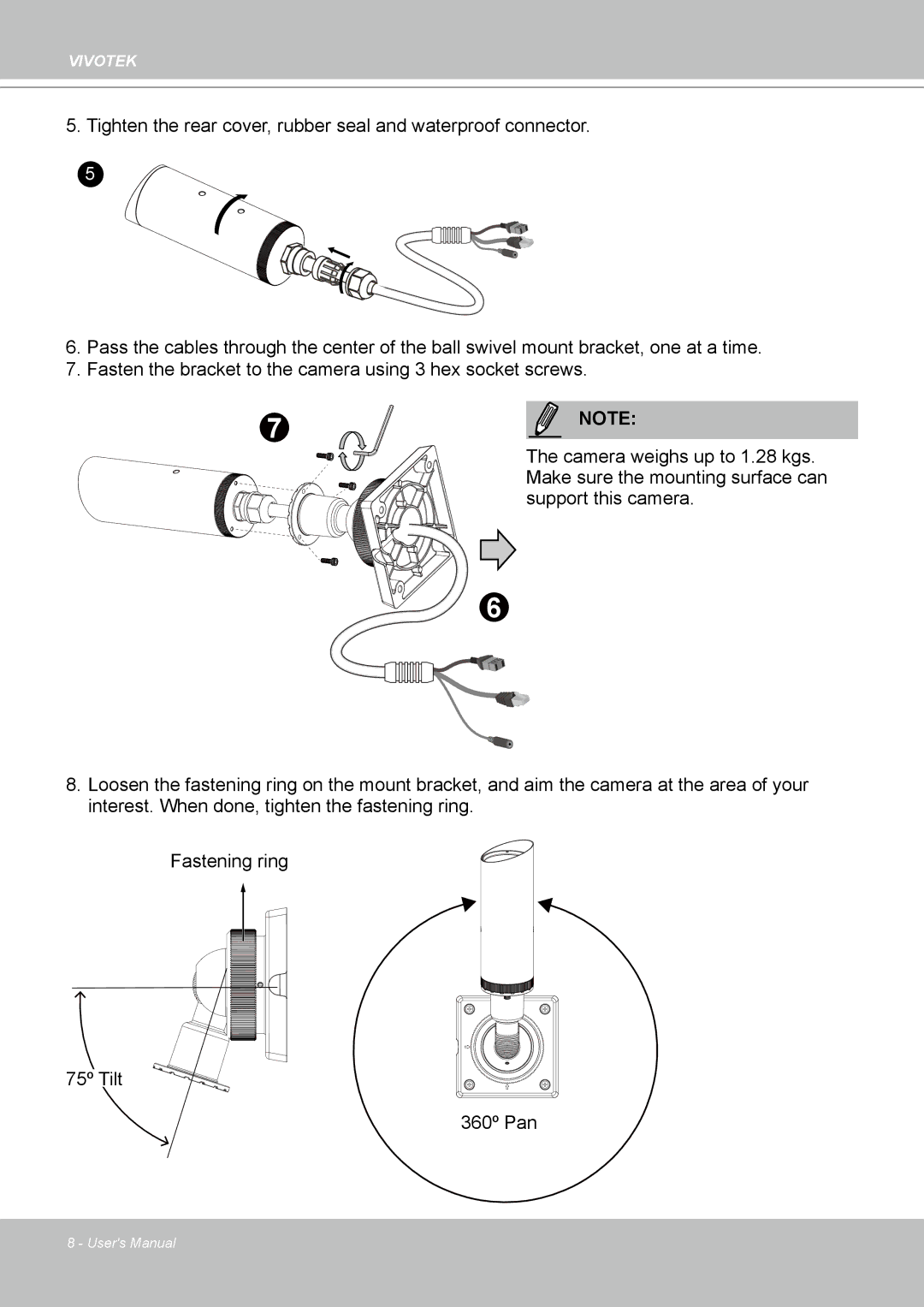 Vivotek IP-8332C user manual Vivotek 