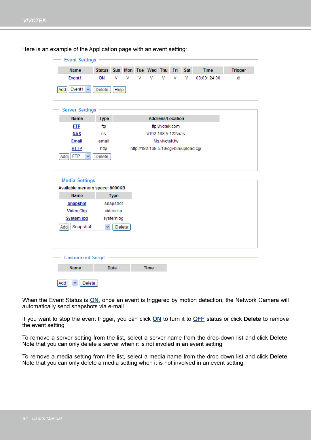 Vivotek IP-8332C user manual Vivotek 