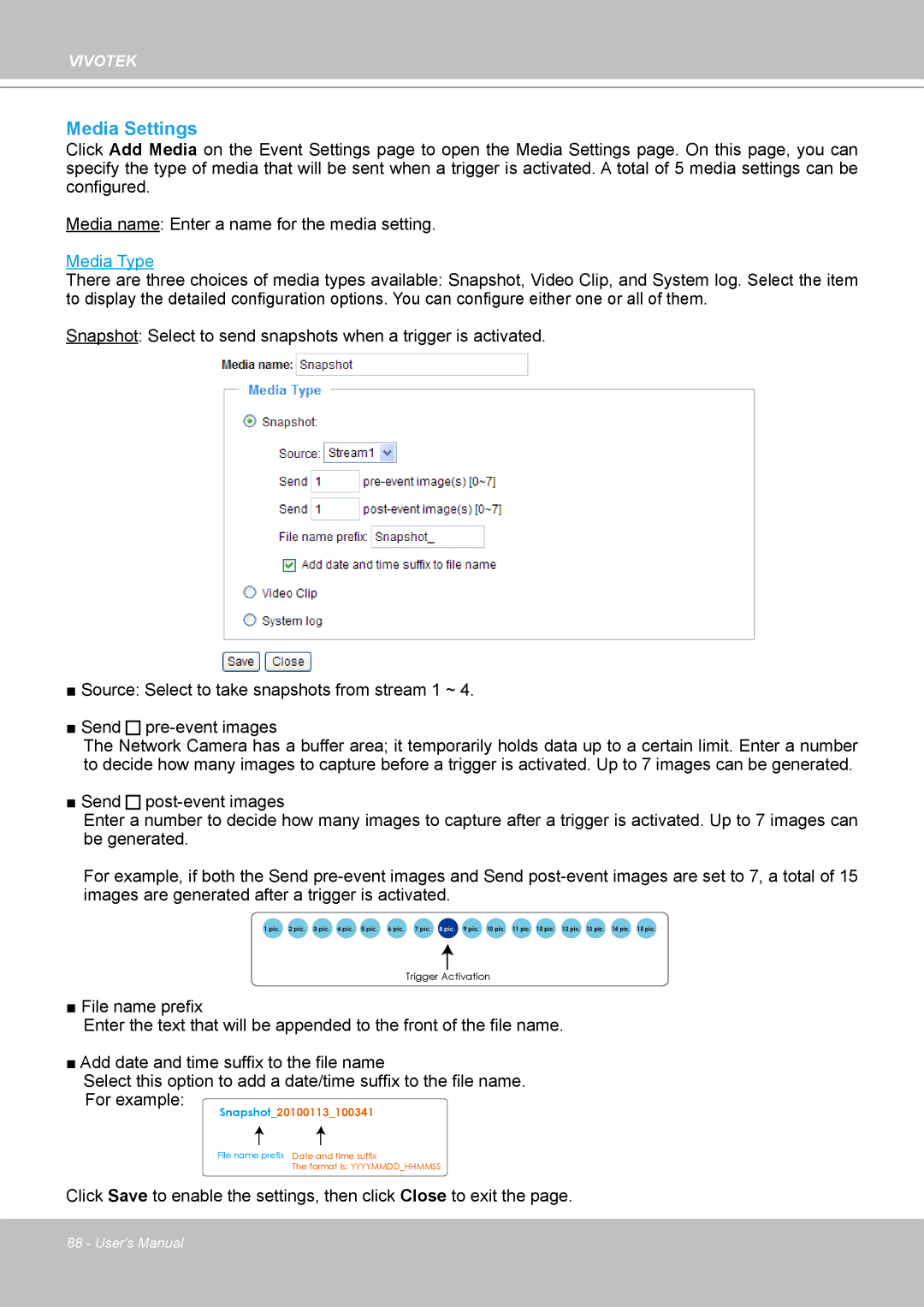 Vivotek IP-8332C user manual 