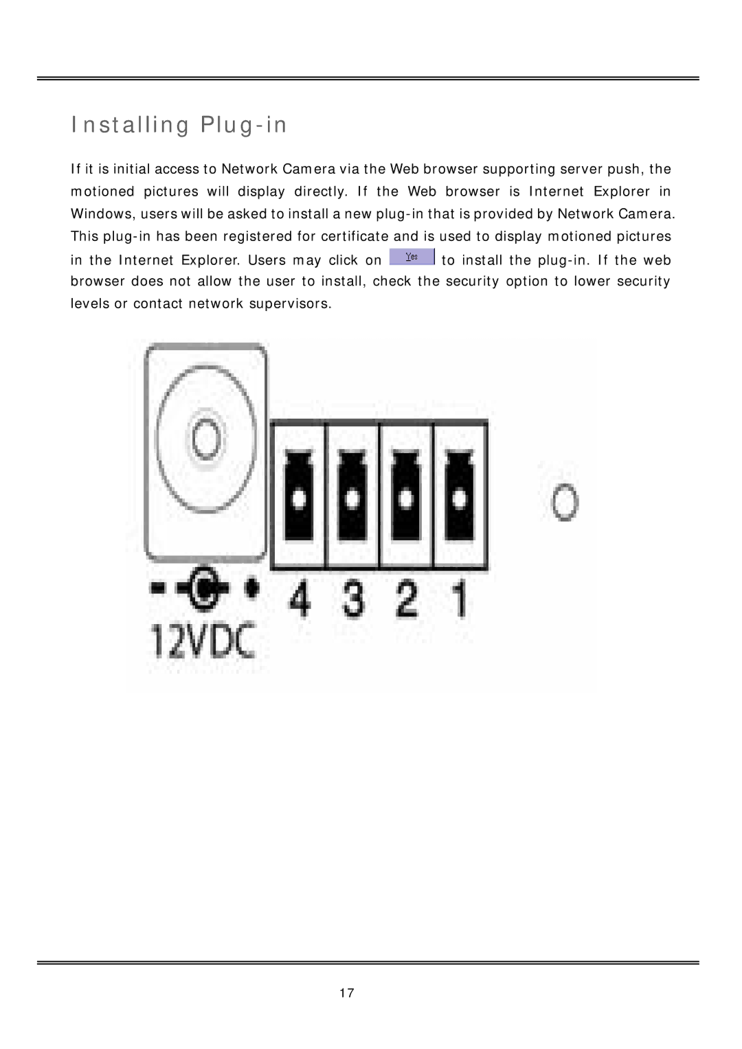 Vivotek IP2112, IP2122 manual Installing Plug-in 