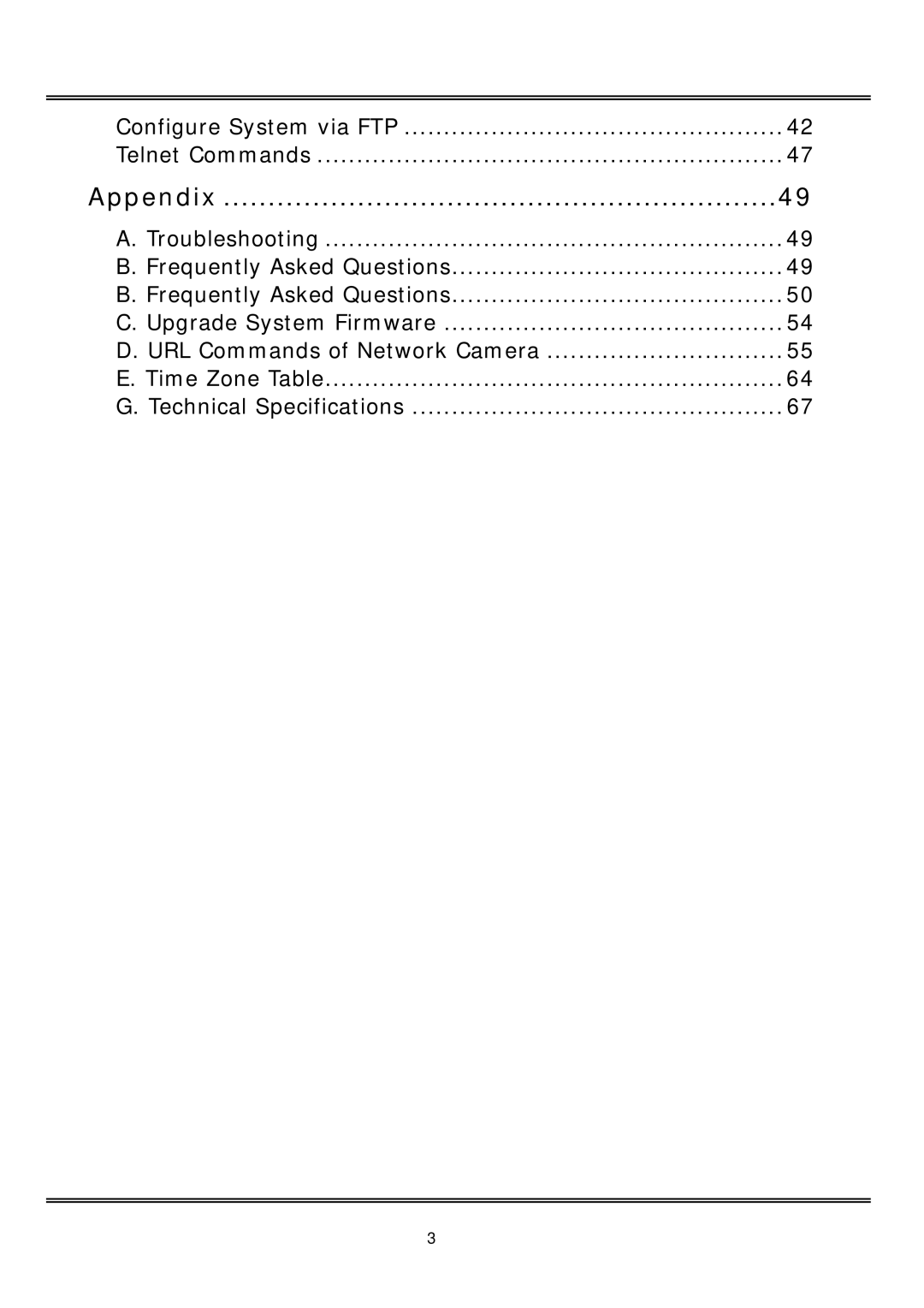 Vivotek IP2112, IP2122 manual Appendix 