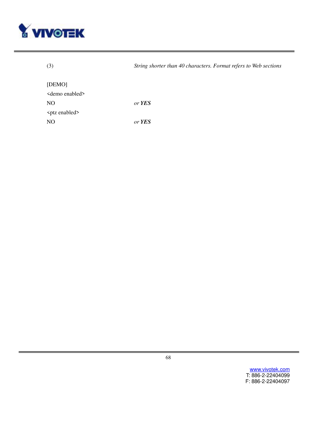 Vivotek IP2111, IP2121 user manual Demo 