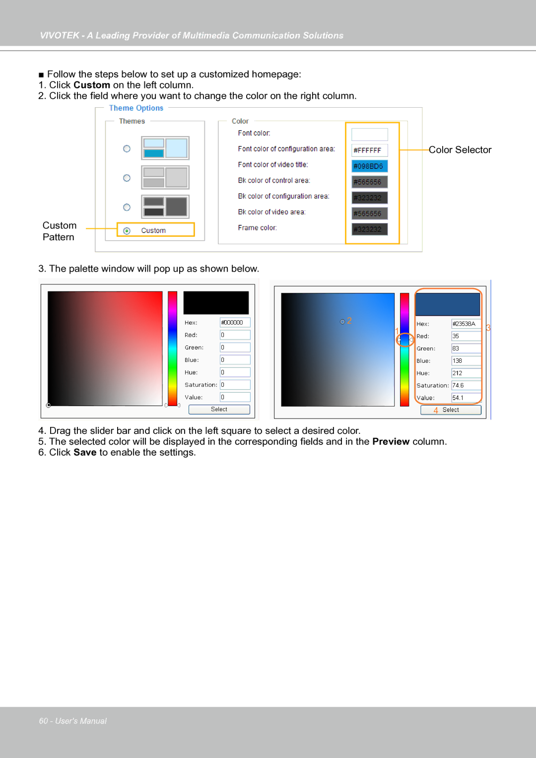 Vivotek IP7130 manual 