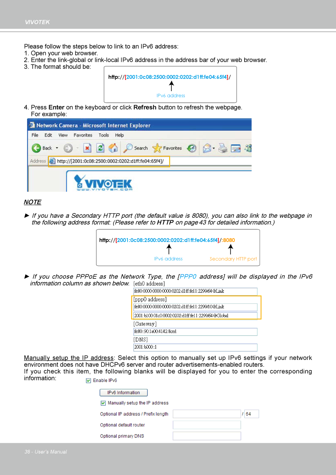 Vivotek IP7160 manual Http//20010c08250000020202d1fffe0465f4 