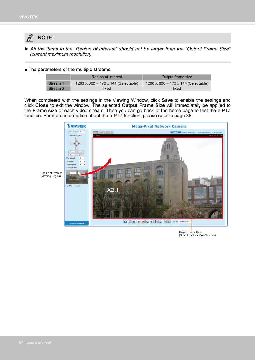 Vivotek IP8130 user manual MediaNOTE Video, X2.1 