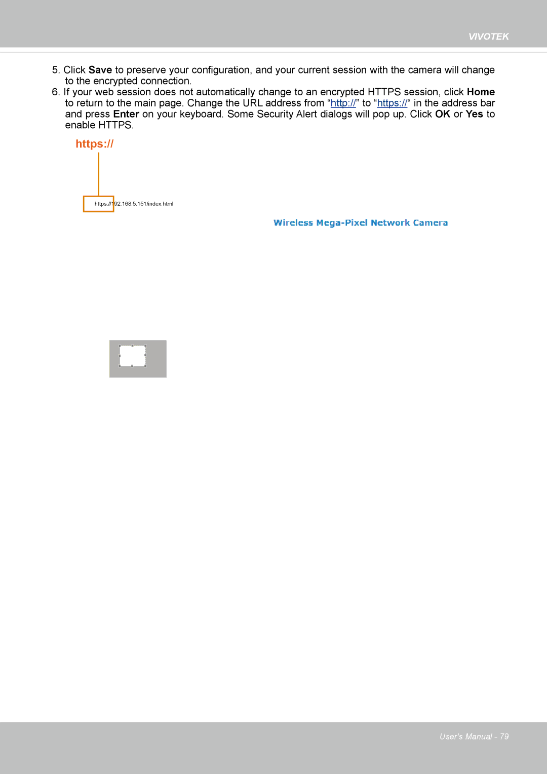 Vivotek IP8130 user manual Https 