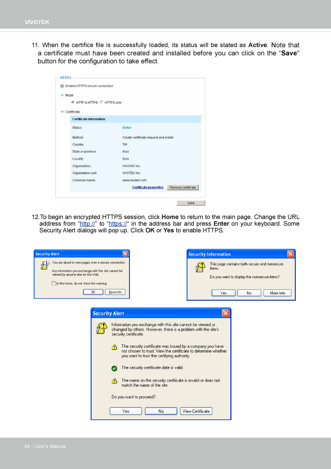 Vivotek IP8130 user manual Vivotek 