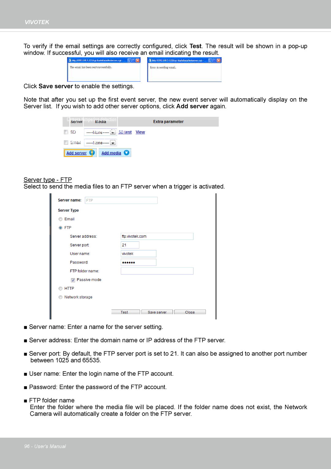 Vivotek IP8130 user manual Vivotek 