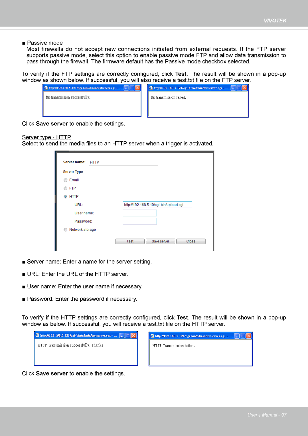 Vivotek IP8130 user manual Vivotek 