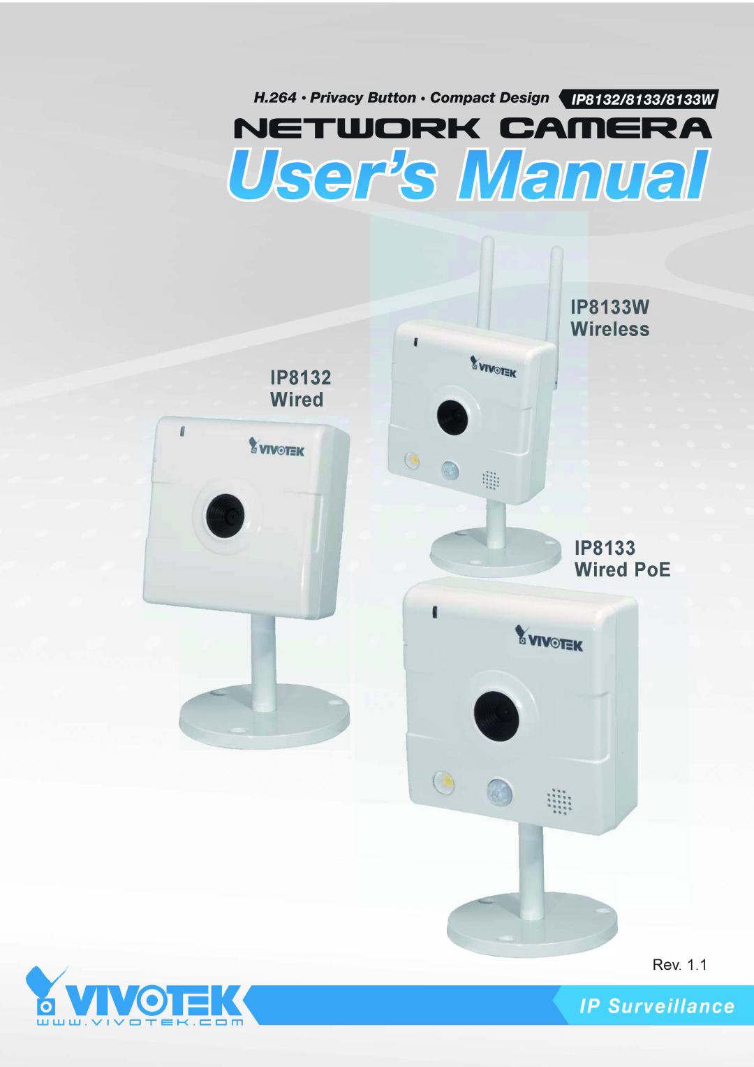 Vivotek IP8132 manual IP Surveillance 