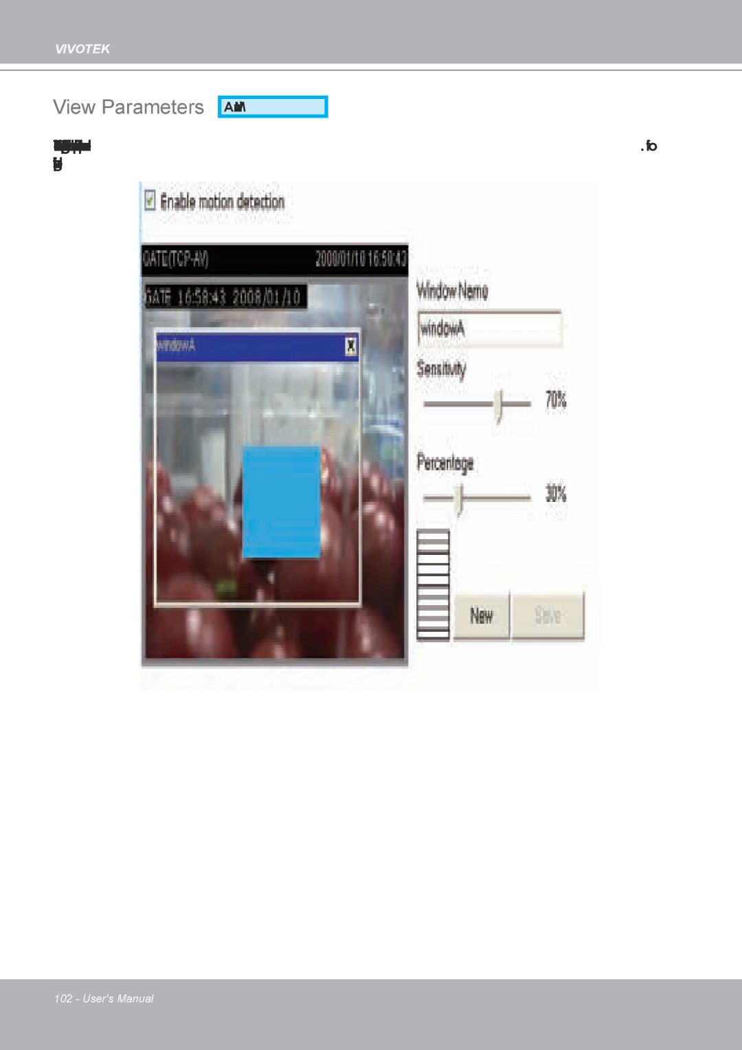 Vivotek IP8132 manual View Parameters 