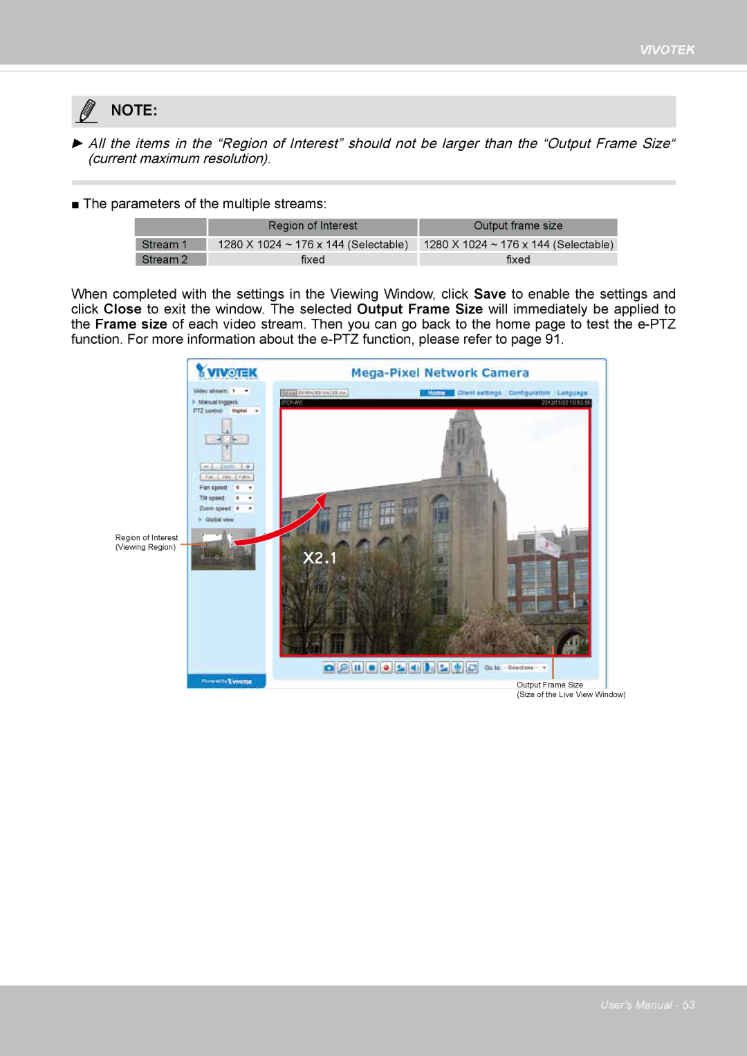 Vivotek IP8152 user manual MediaNOTE Video, X2.1 