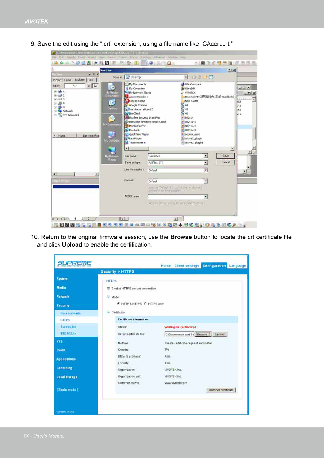 Vivotek IP8152 user manual Vivotek 