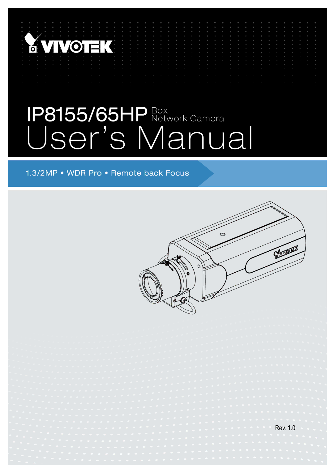 Vivotek 65HP, IP8155 user manual Rev 