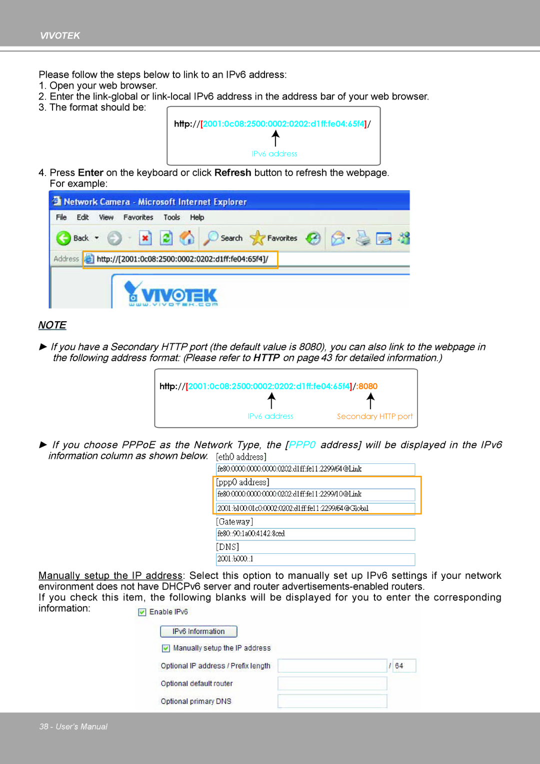 Vivotek IP8161 manual Http//20010c08250000020202d1fffe0465f4 