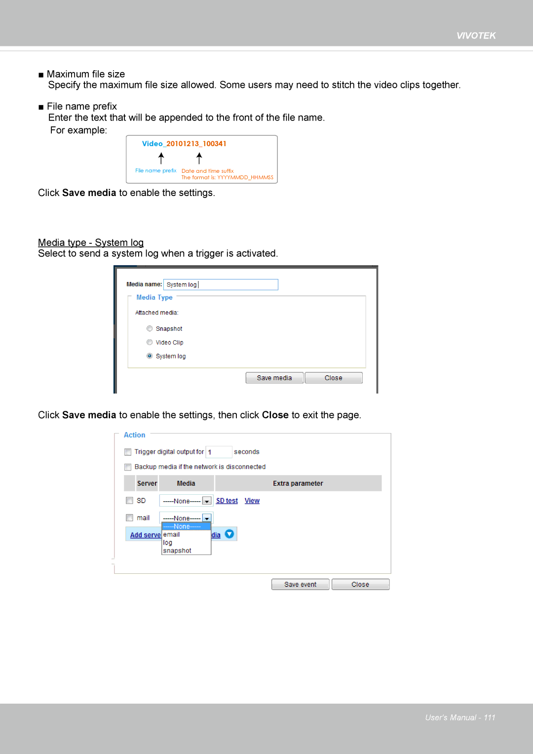 Vivotek 72P, IP8172 user manual Video20101213100341 