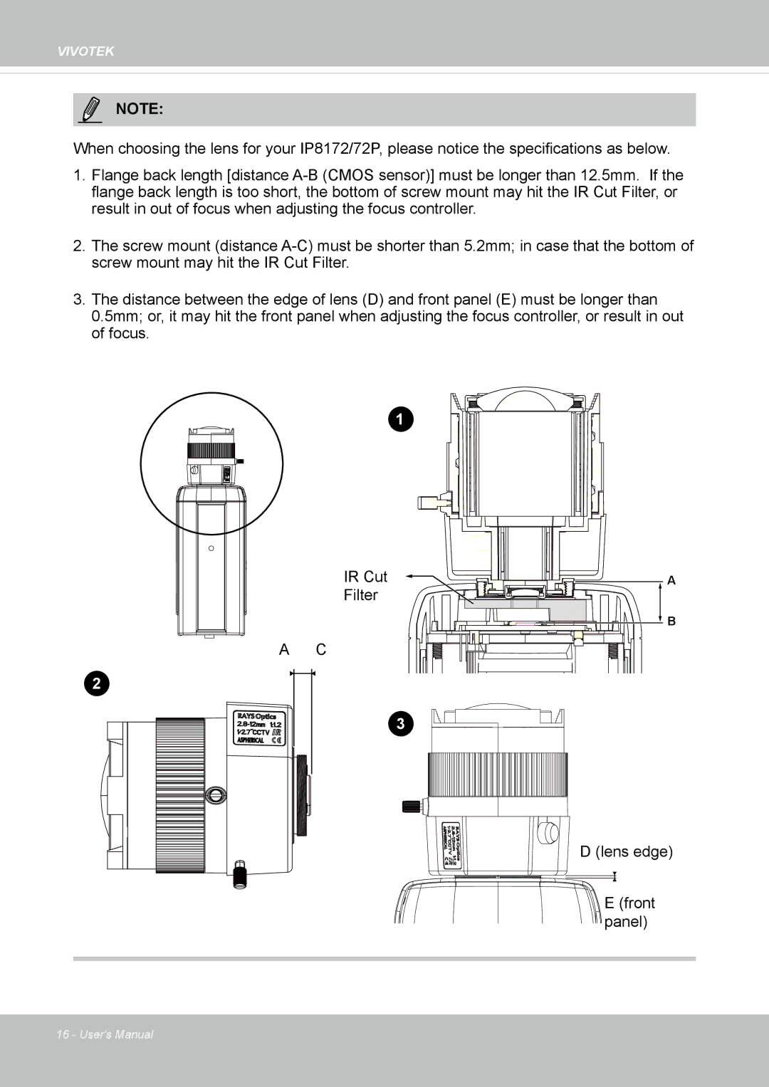 Vivotek IP8172, 72P user manual Vivotek 