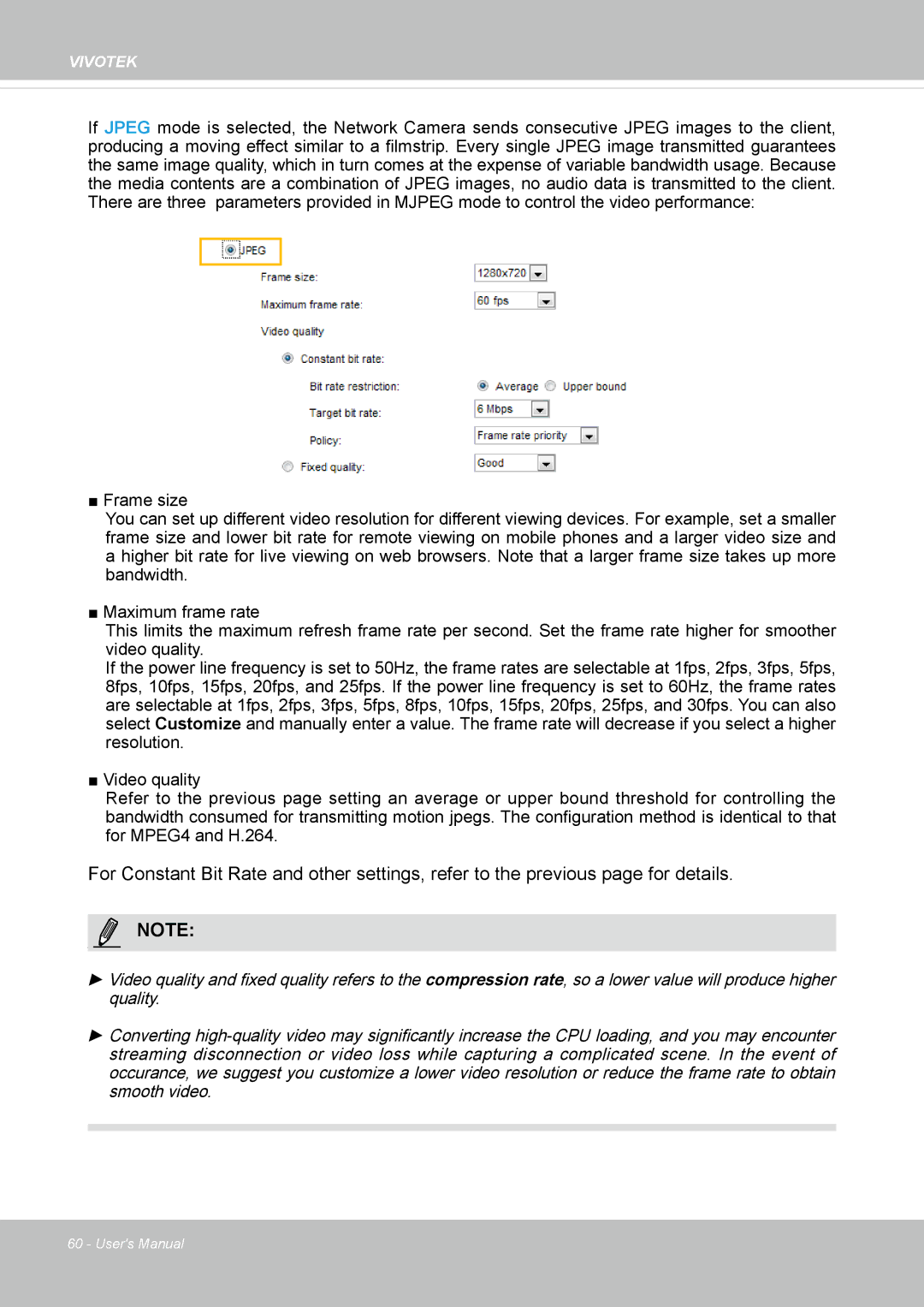 Vivotek IP8172, 72P user manual Vivotek 