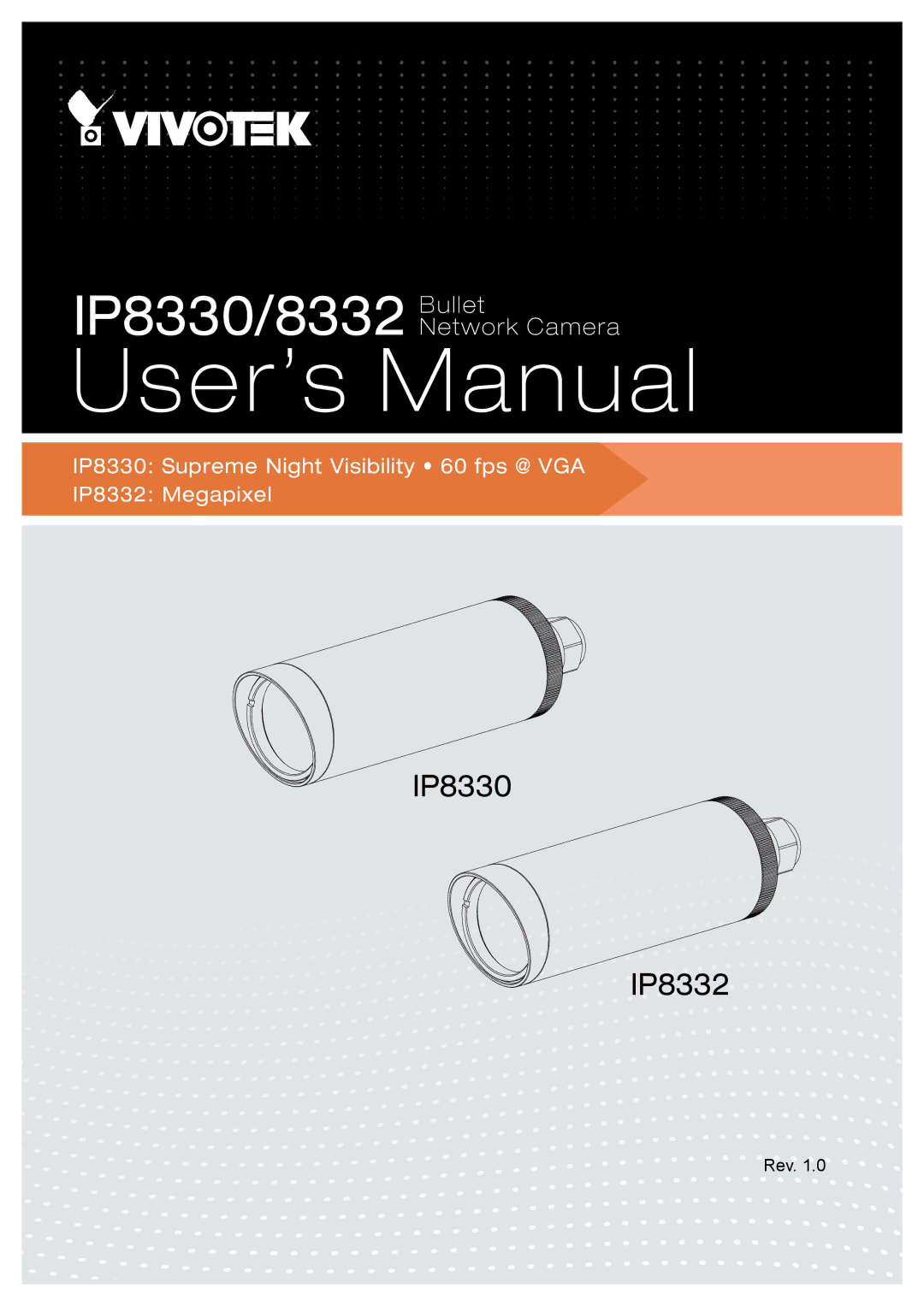 Vivotek 8332, IP8330 user manual Rev 