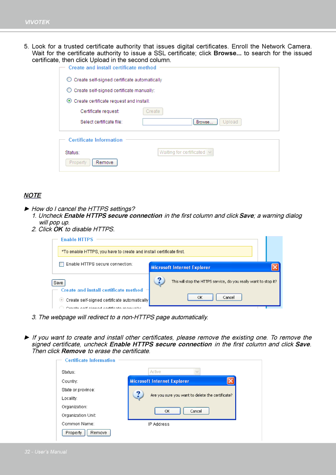 Vivotek IP8330, 8332 user manual Vivotek 