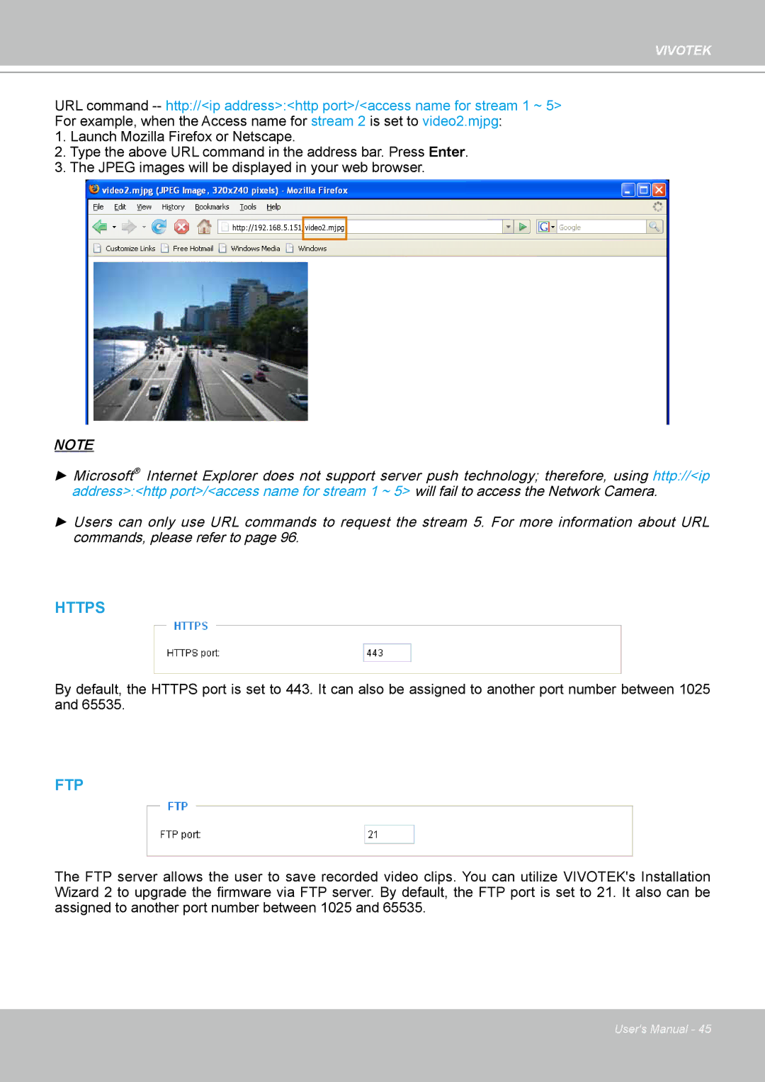 Vivotek 8332, IP8330 user manual Https 