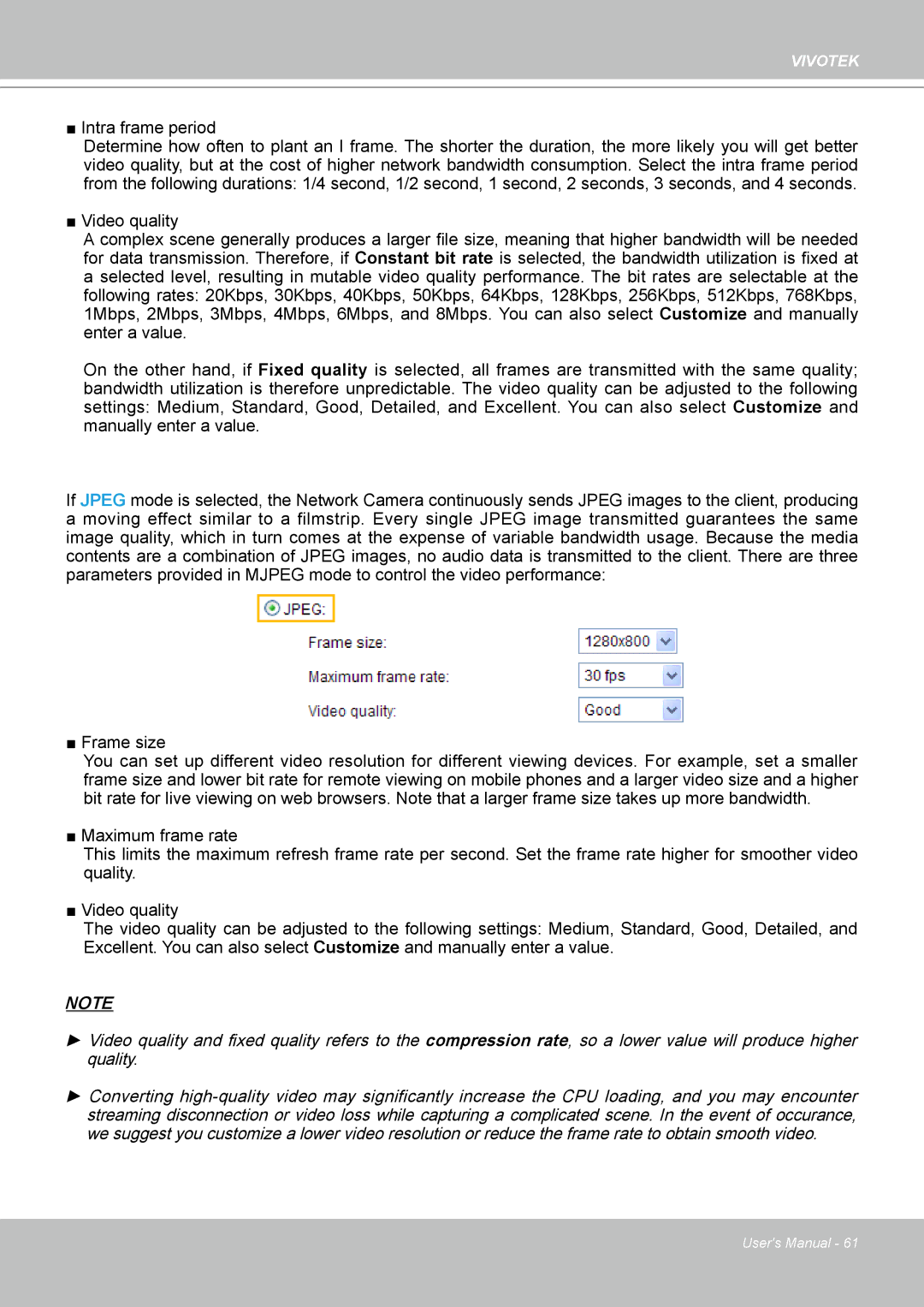 Vivotek 8332, IP8330 user manual Vivotek 